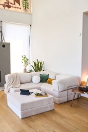 Atelier Del Sofa Kanyon - Sofá-Cama Esquinero Crema